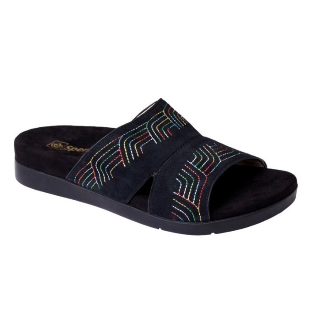 Spenco twilight women’s leather slide size 9